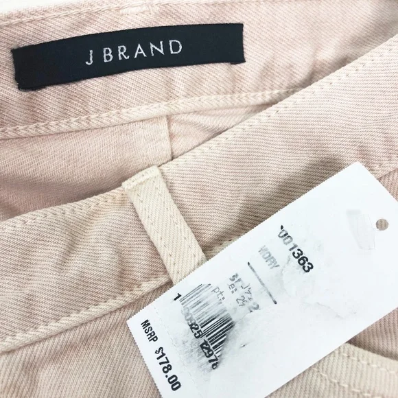 new J BRAND pale pink denim SHORTS size 29 - Picture 4 of 8